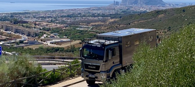 Abfahrt aus Gibraltar, die erste Etappe….