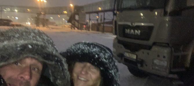 Bunker Museum, eine coole Bar, Hirtshals, der erste Schnee und die Überfahrt nach Norwegen